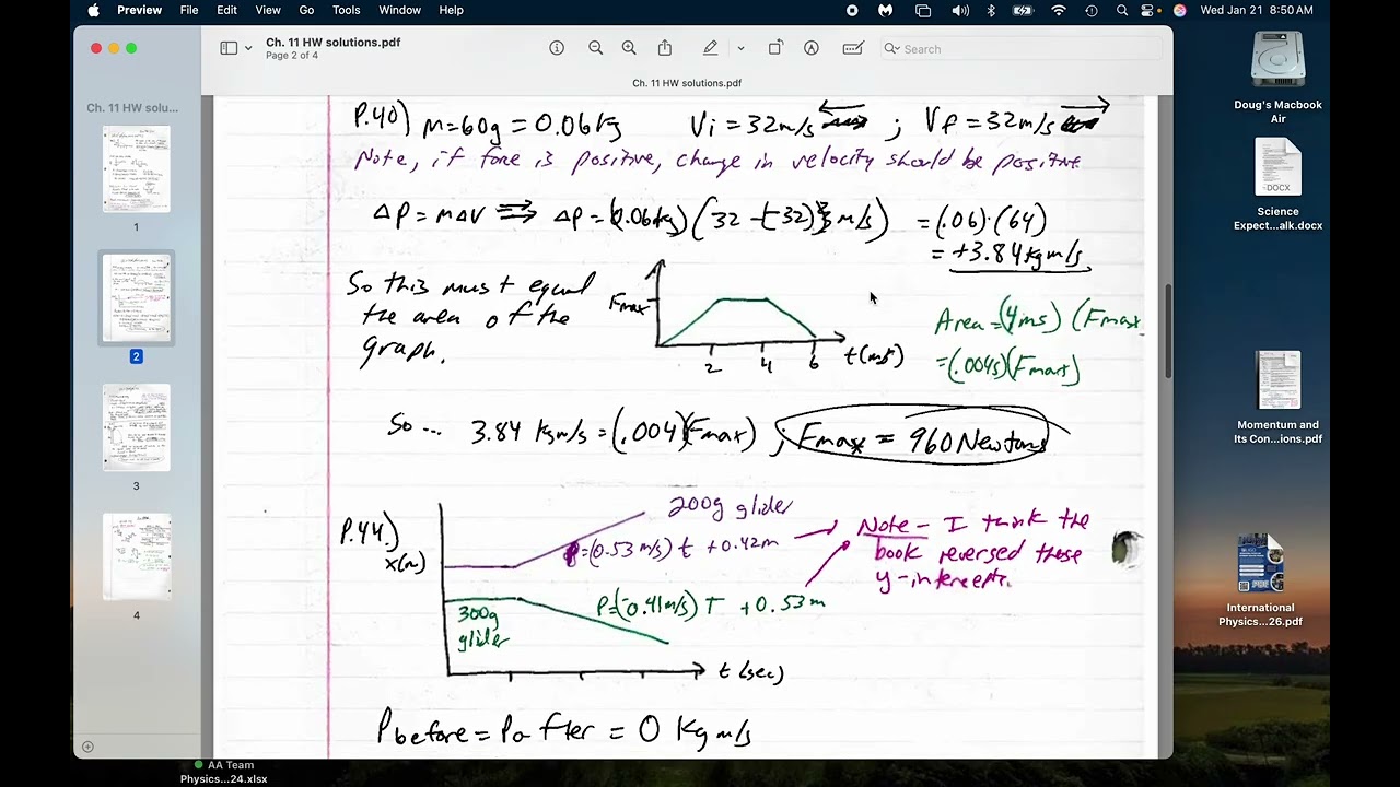 Ch  11 HW solutions screencast by Forrest