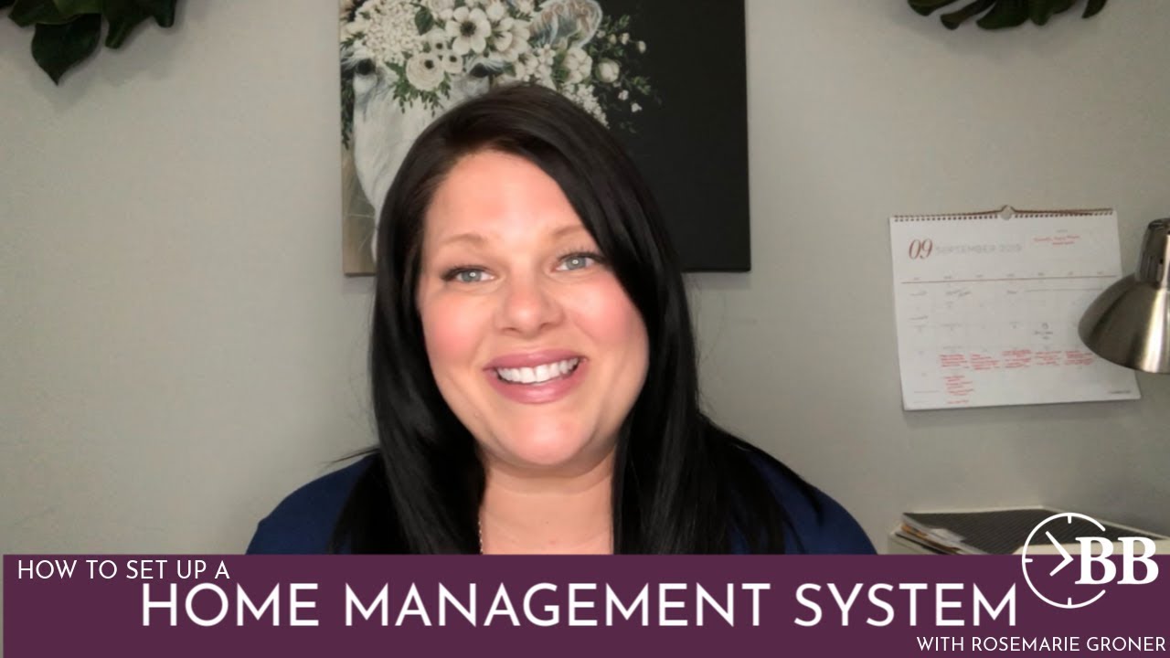 How to set up a home management system