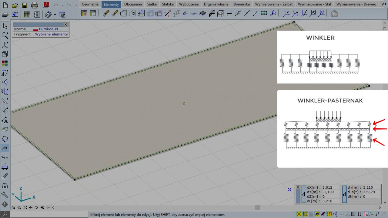AxisVM X6 już wkrótce - Model podłoża typu Winkler-Pasternak