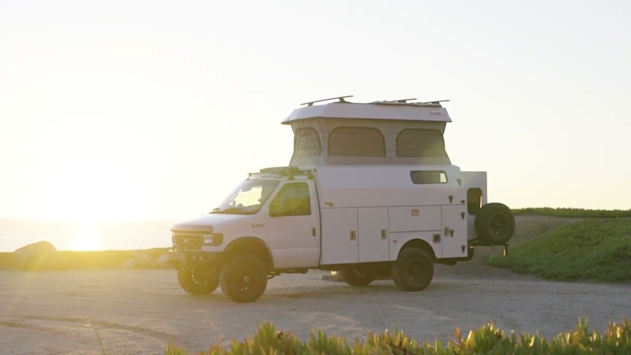 2006 Ford E350 Super Duty Bullet Proofed 6.0 w/ Stahl Service body & Colorado Camper Van Poptop