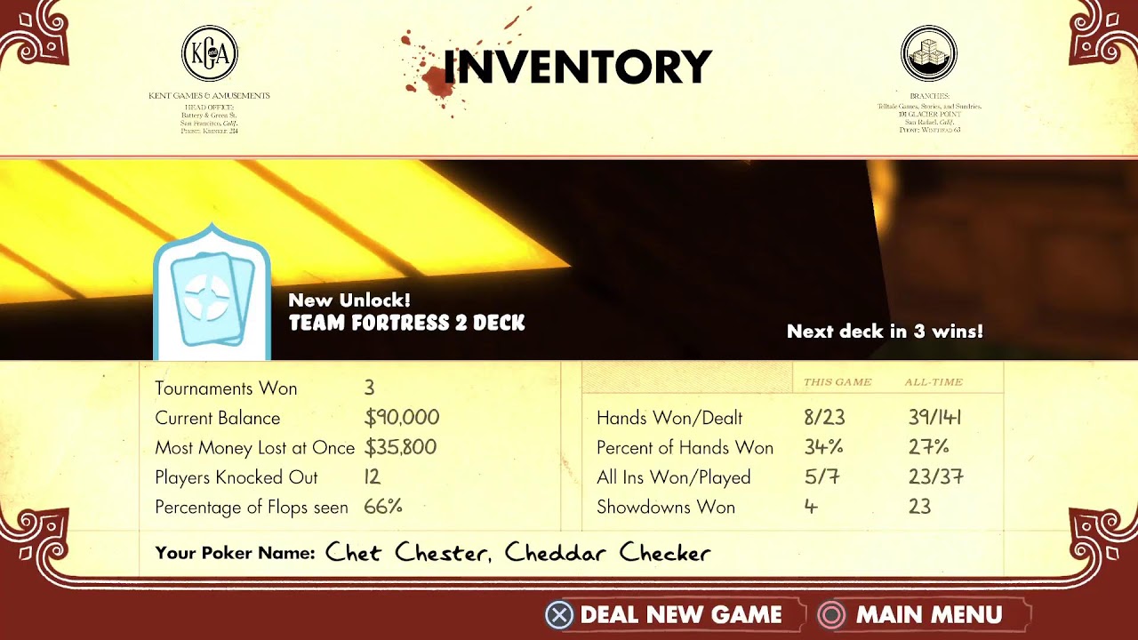 Poker night at the inventory Part 5