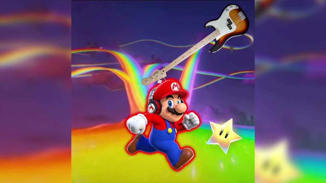 Super Mario BASS & GUITAR Star Theme