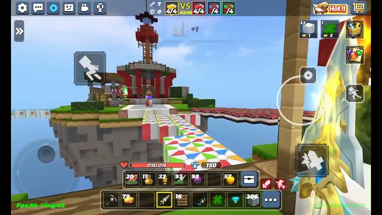 Playing Bedwars part-3 #blockmango #bedwars for more click here 👇