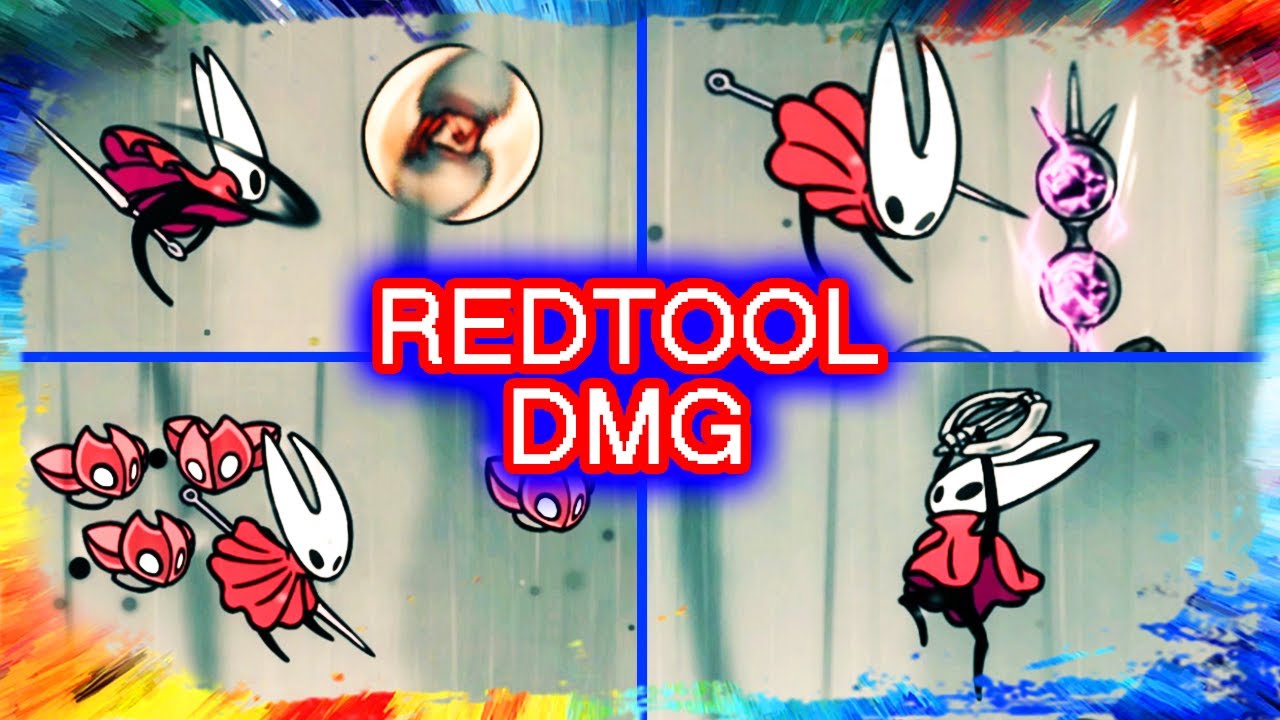 Hollow Knight Silksong BASE DAMAGE VALUE All Red Tools Showcase