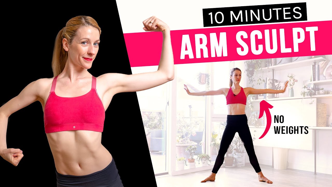 10 min Arm Burnout (No-weights upper body workout)
