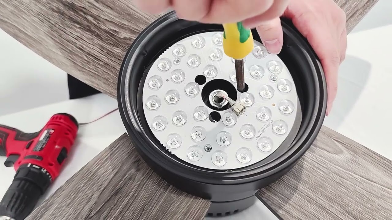 Assembly video for Ohniyou ceiling fan GLX047