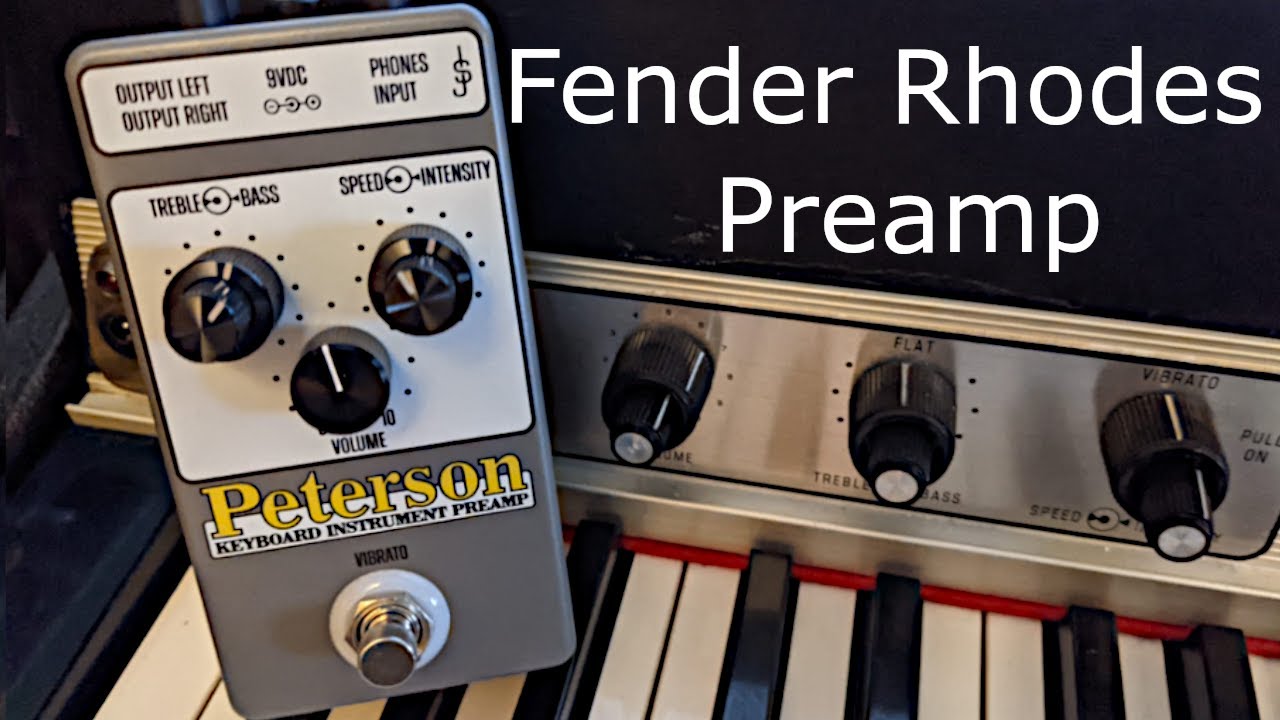 Предусилитель JSI Synth Peterson против предусилителя Fender Rhodes