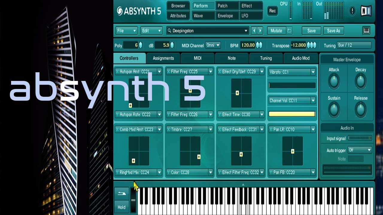 SLEEK MODERN METROPOLIS SYNTH // NATIVE INSTRUMENT'S ABSYNTH 5