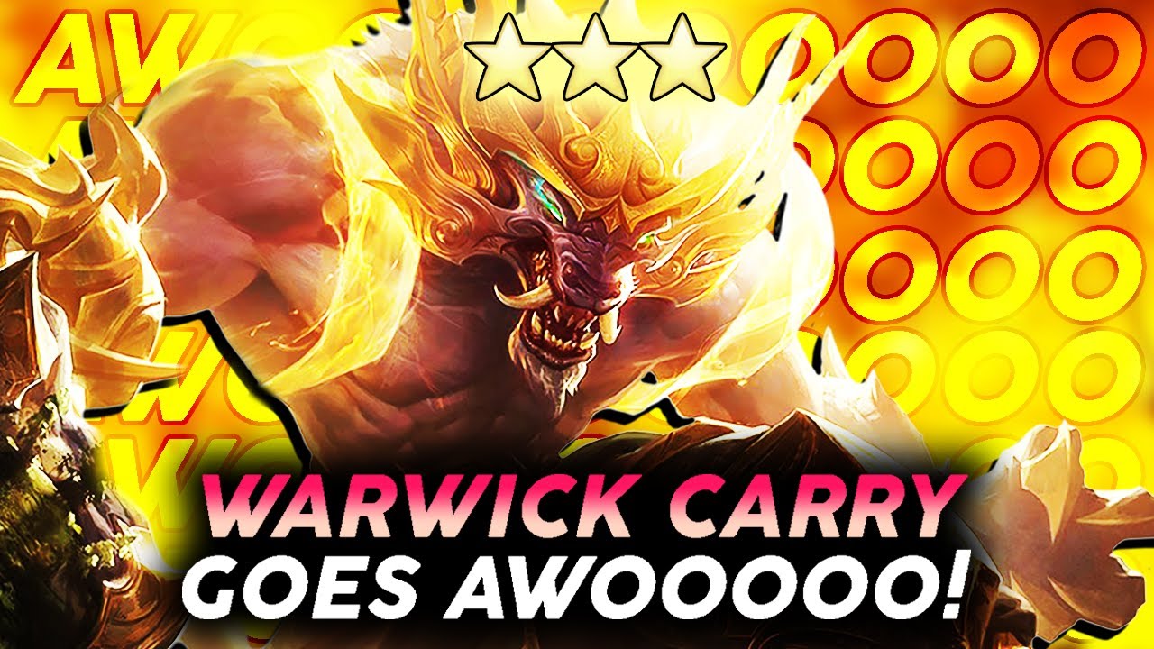 WARWICK 3 PERMA-FEARS ENEMIES AND NEVER DIES?! | Teamfight Tactics