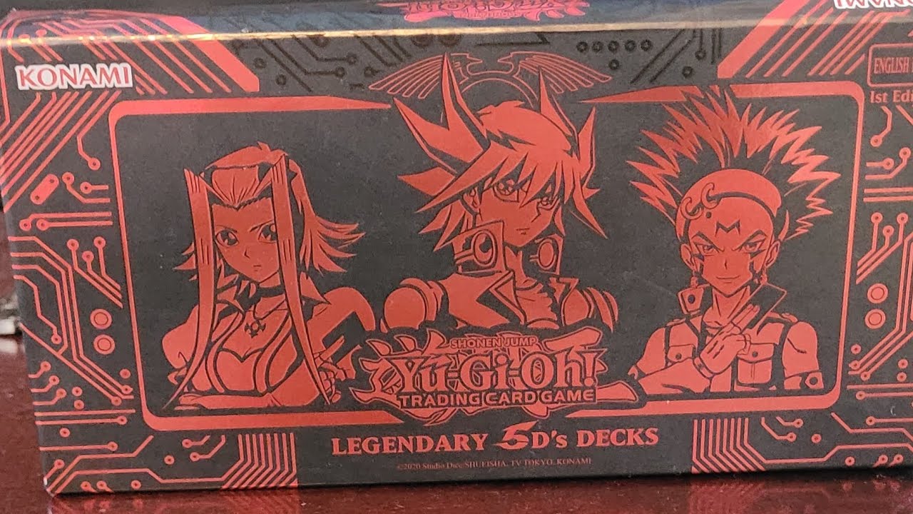 It's finally here, Yu Gi Oh Legendary 5Ds decks are here