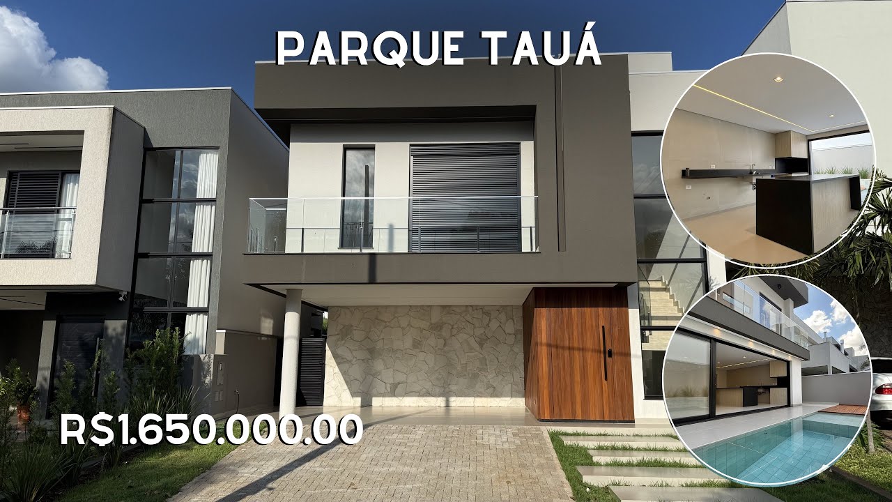 SOBRADO COM 3 SUÍTES | PARQUE TAUA | ACABAMENTO DE ALTO PADRÃO