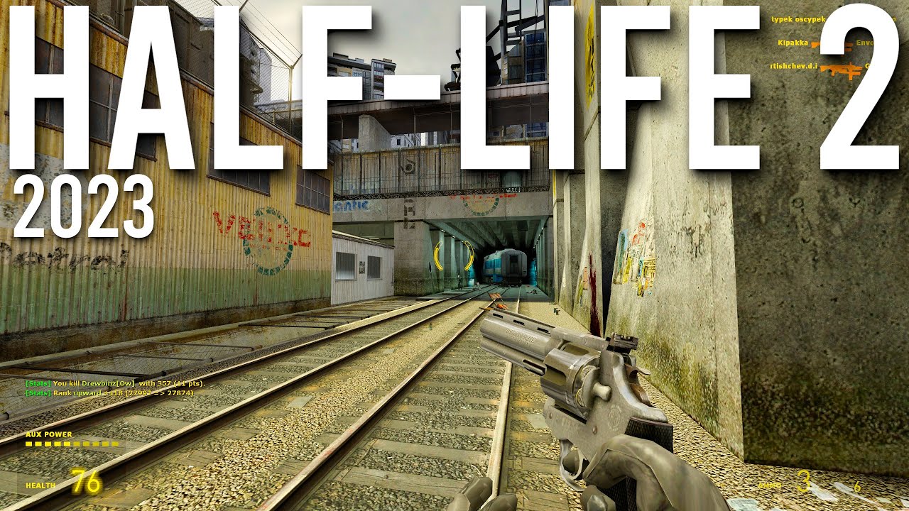 Многопользовательский режим Deathmatch в Half-Life 2 в 2023 году