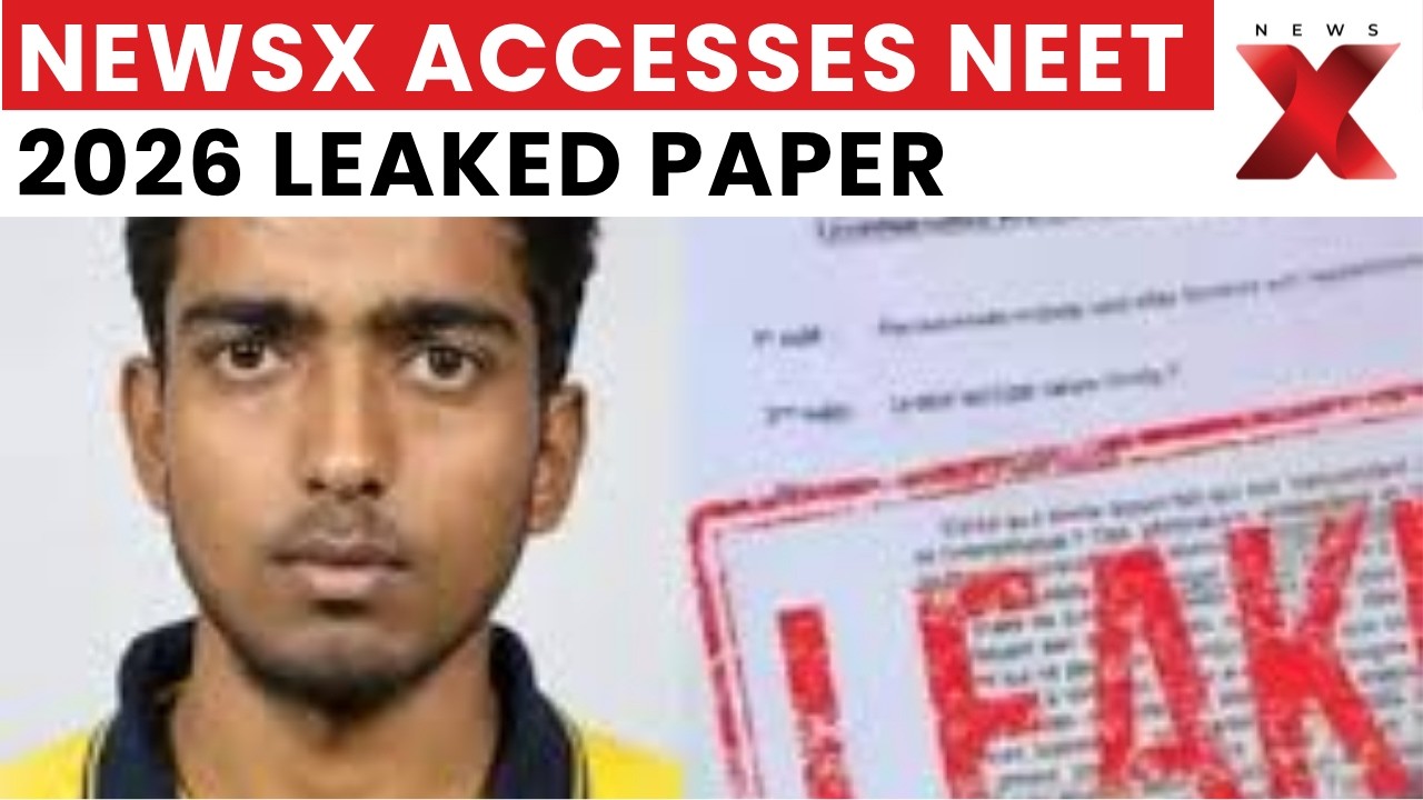 NEET 2026 Leak Shock: NewsX Claims Exclusive Access to Question Paper | NewsX