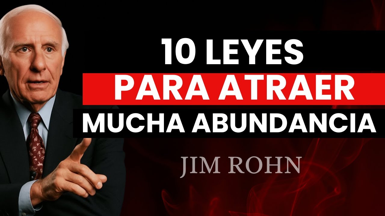 10 LEYES de Jim Rohn para ATRAER la ABUNDANCIA - Discurso Motivacional de Jim Rohn