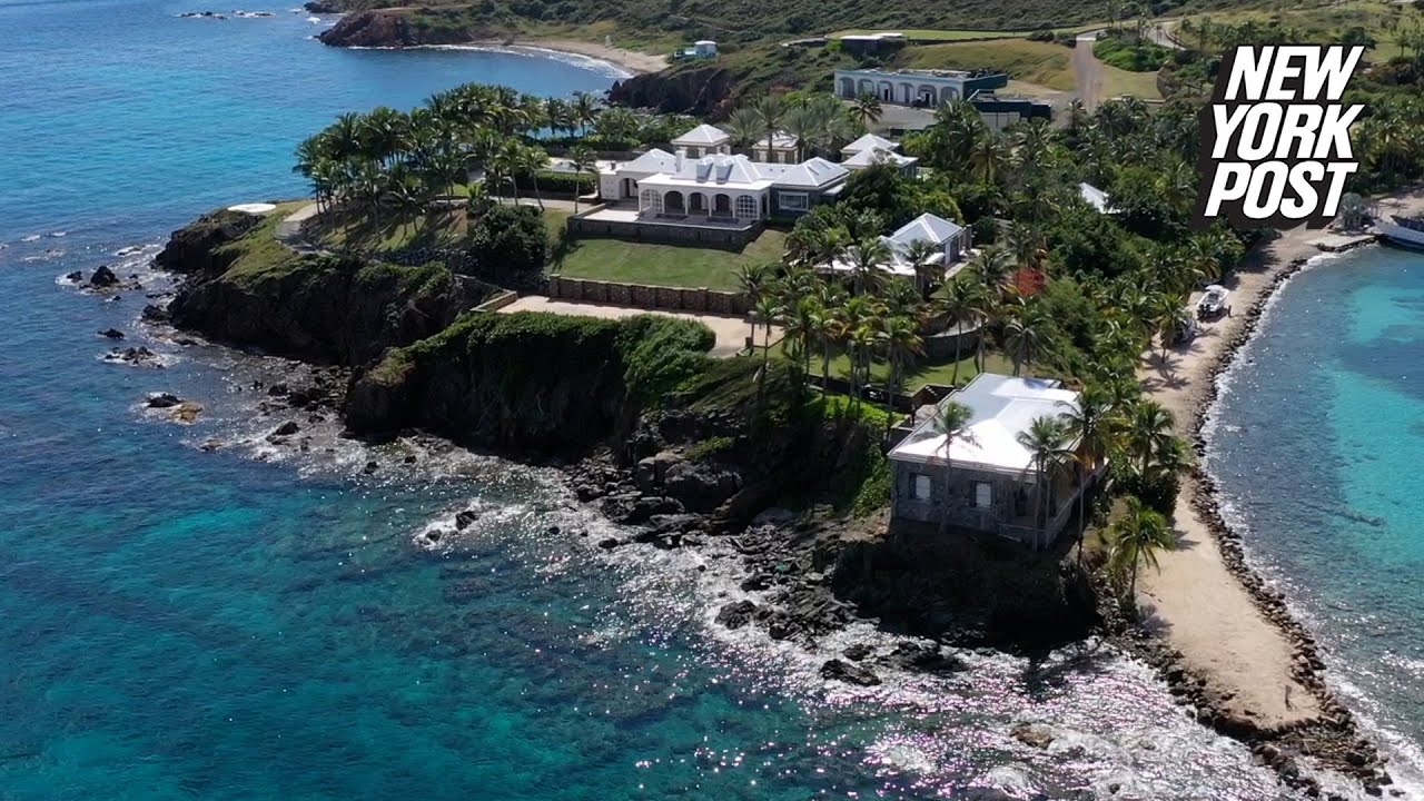 Epstein&rsquo;s private island revealed for first time in 2 years as it&rsquo;s transformed into luxury resort