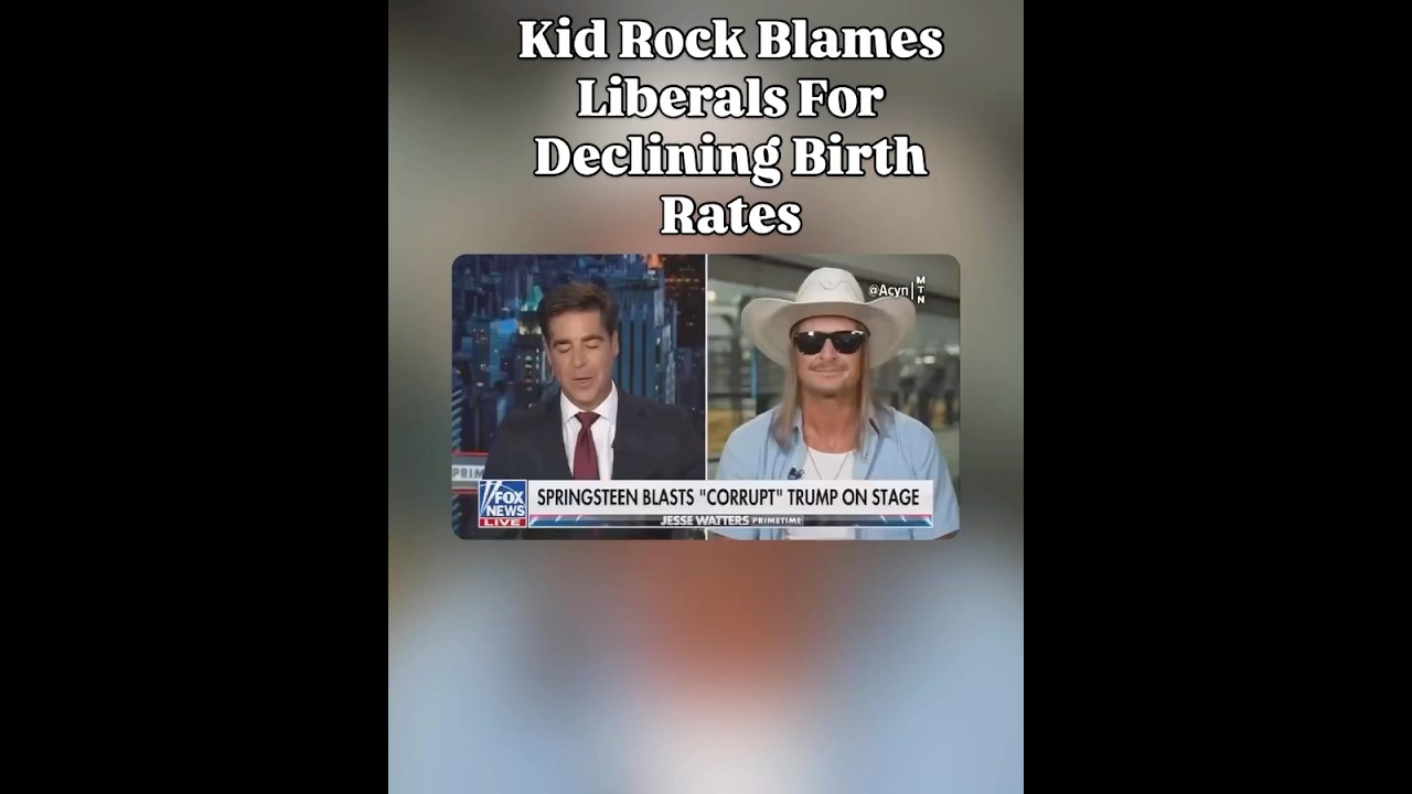 Kid Rock Blames Liberals For Declining Birth Rates 