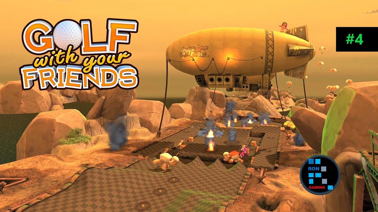 Golf With Friends | Worms Map Fun Gameplay#4