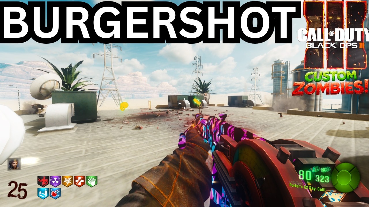 This Map Has An Awesome GALIL Style Ray Gun - Black Ops 3 Custom Zombies