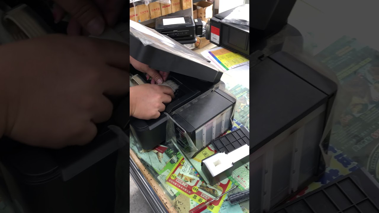 Epson L機更換集墨棉 噴頭清潔 墨匣抽墨
