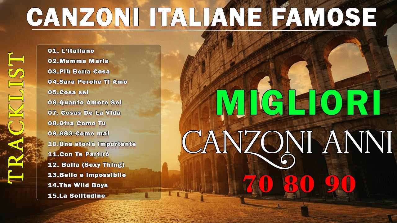 🎧 Italian Music Classic 05 🌅 Best of 70s 80s 90s Italian Songs 🇮🇹