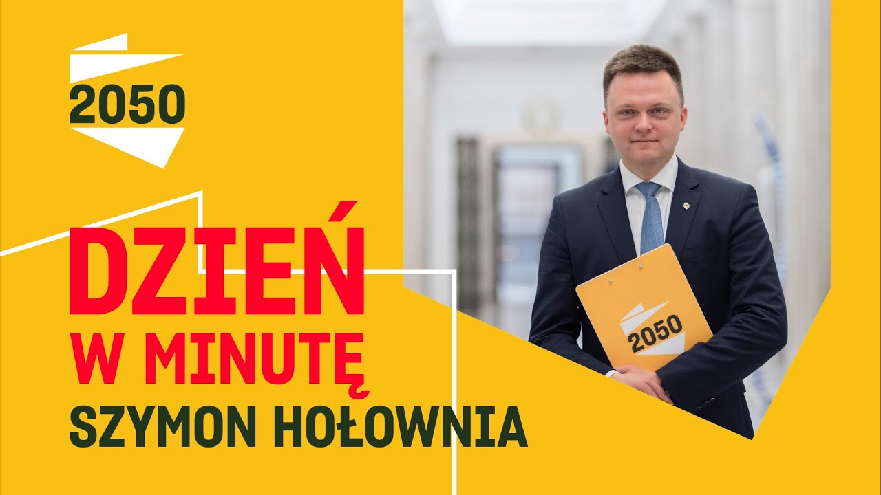DZIEŃ W MINUTĘ: Szymon Hołownia 13.00 / 20.10.2020