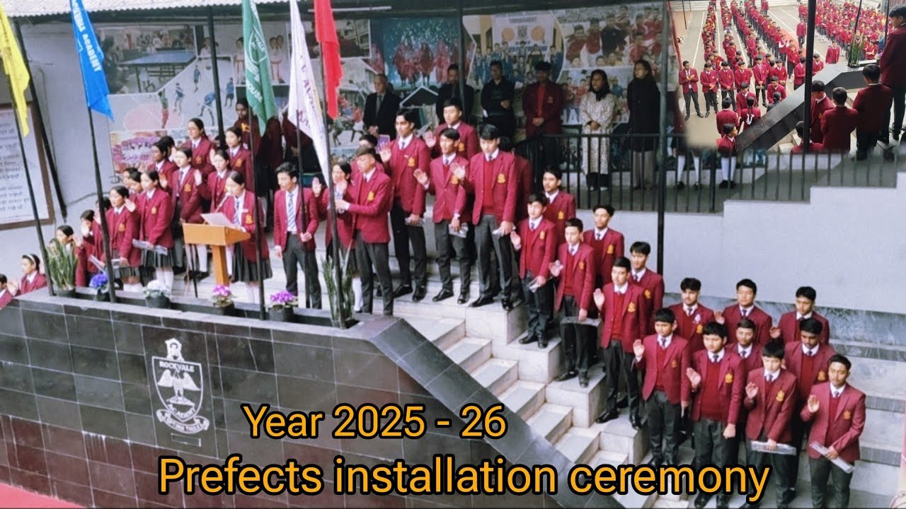 Prefects and house captains investiture ceremony🌟| Rockvale academy💗|1st vlog of school |anwesh vlog