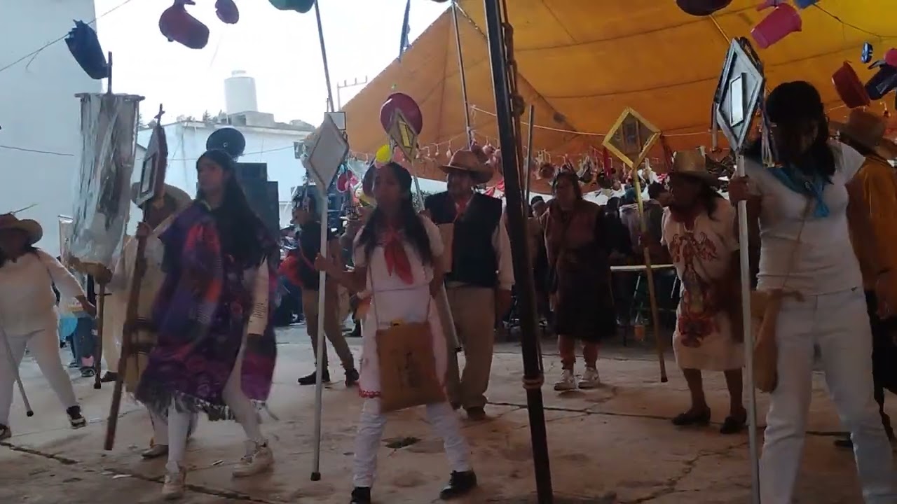 San Lorenzo huehuetitlan danza de los arrieros virgen de la candelaria 