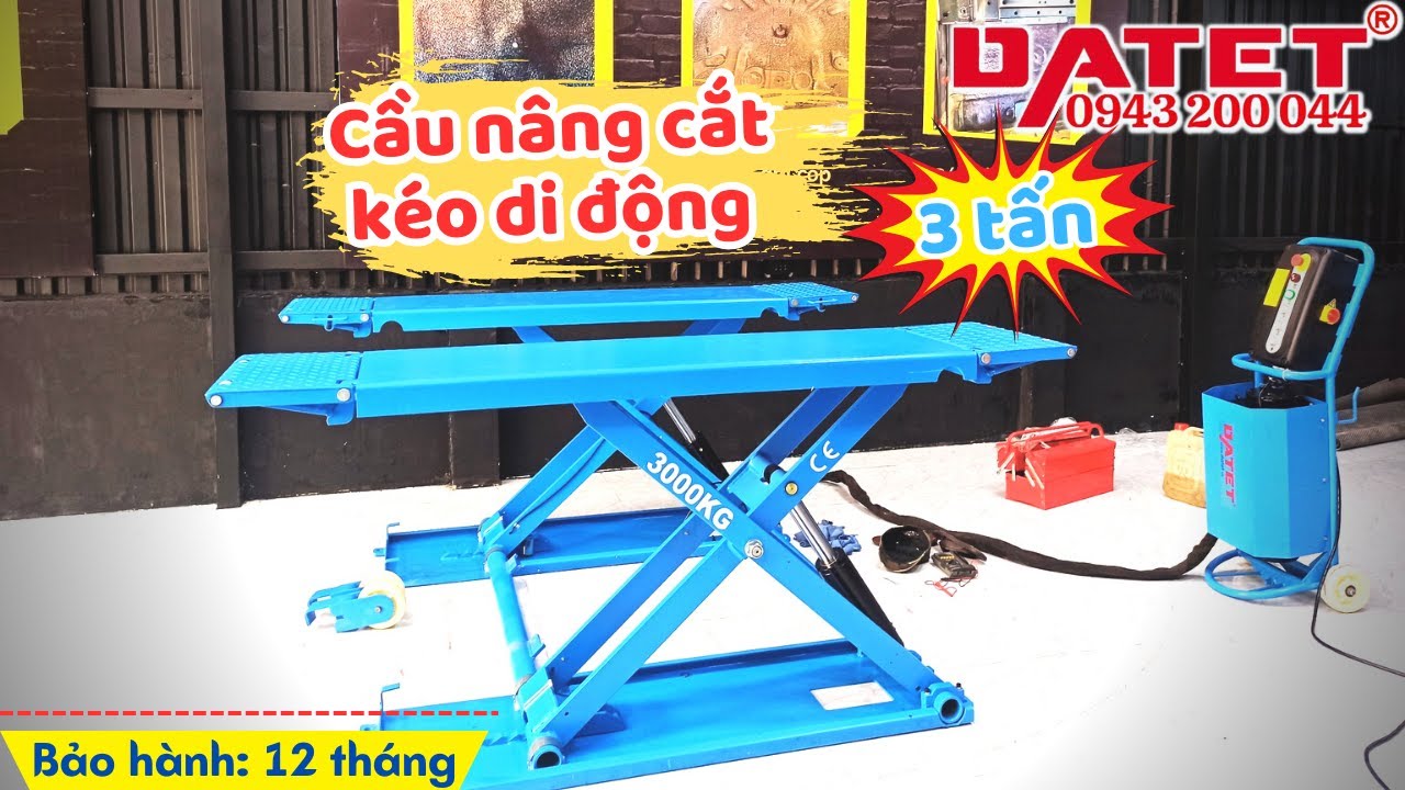Bàn nâng xe Ô tô di động, cầu nâng ô tô chữ X di động 3 tấn DT-Z30M