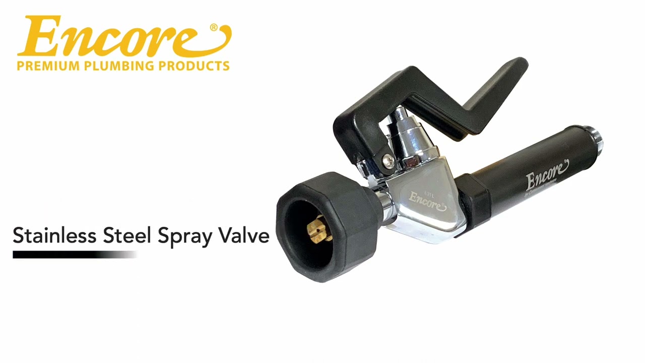 1.15 gpm Fan Knife Spray Valve Assembly with Grip - KL50 Y002 FS