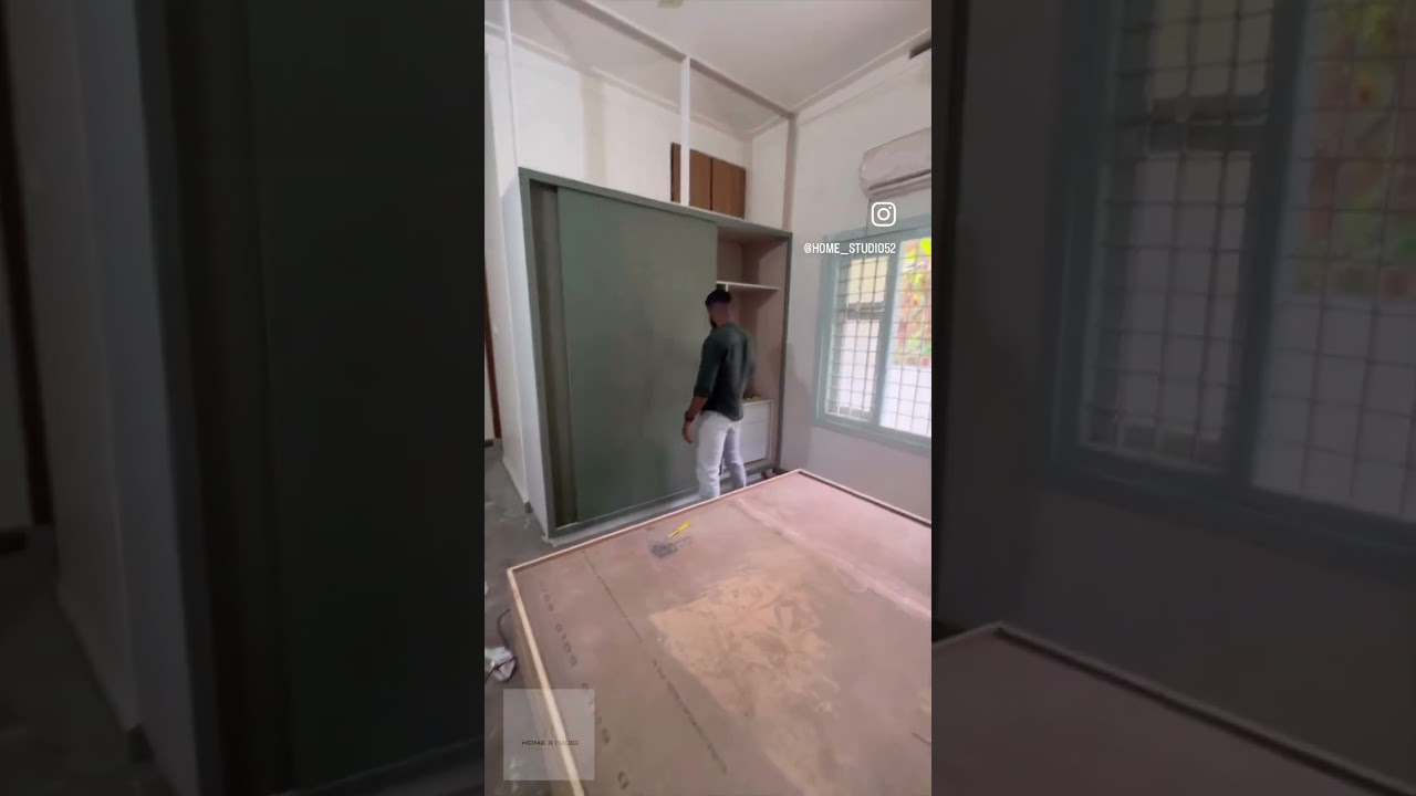 Sliding wardrobe #architectureinterieure #interiordesign #bedroomdesign