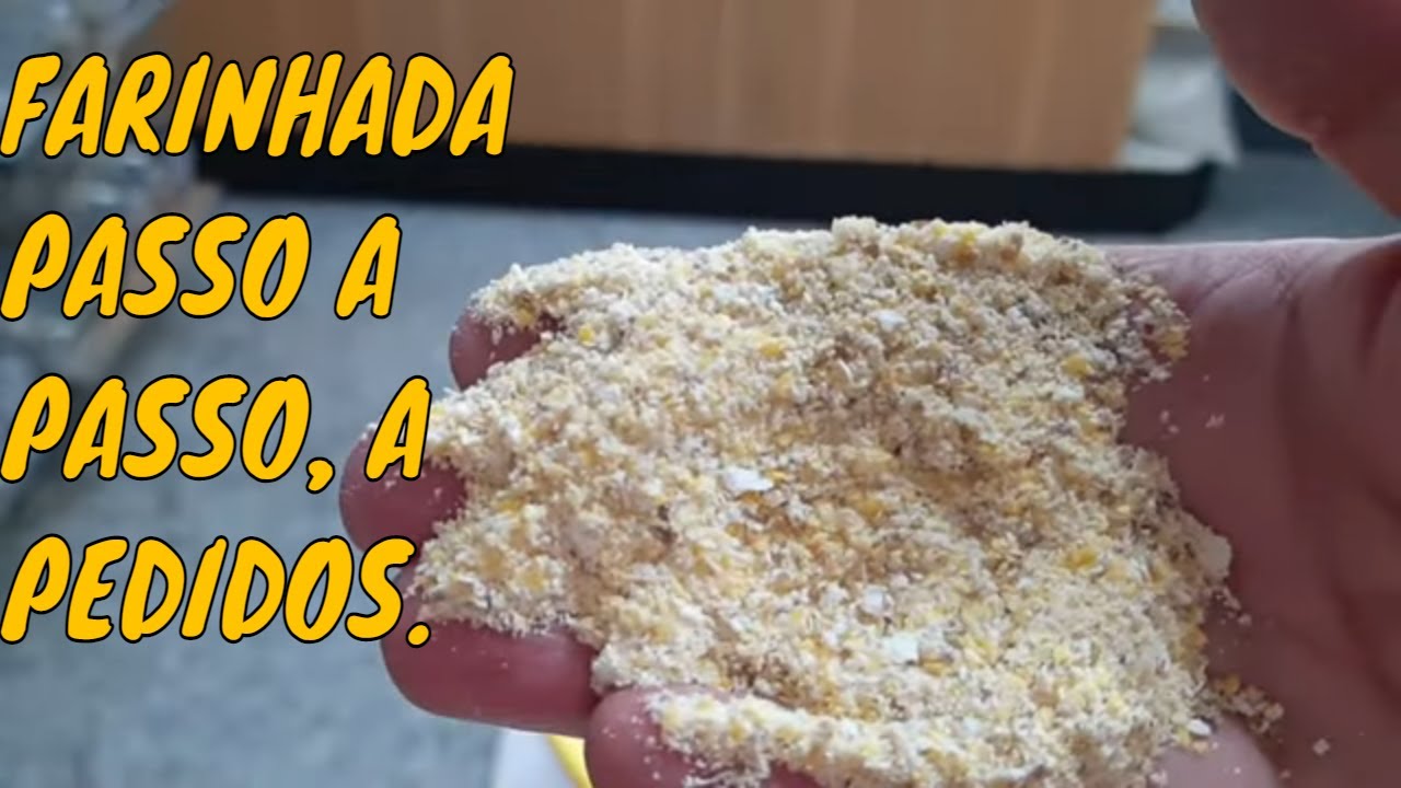 FAZENDO A FARINHADA, PASSO A PASSO.