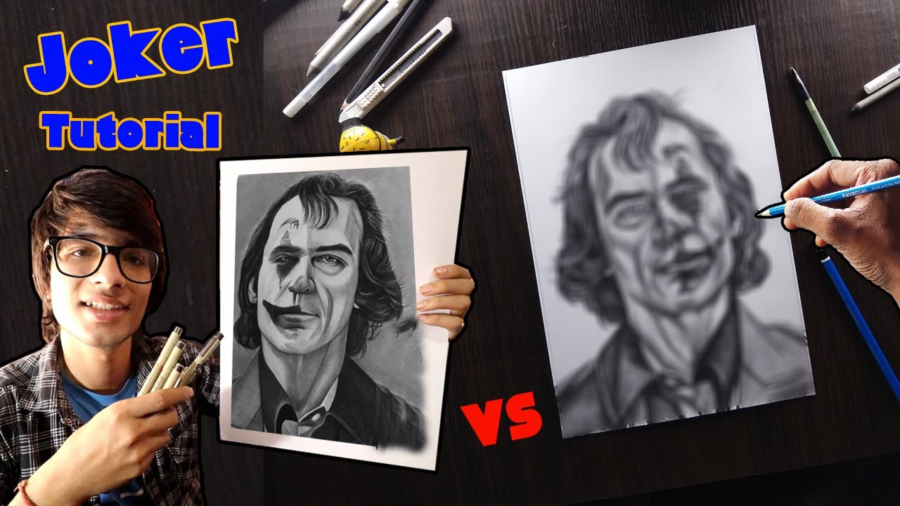Drawing Joker Joaquin Phoenix | Sourav Joshi vs Art avatar