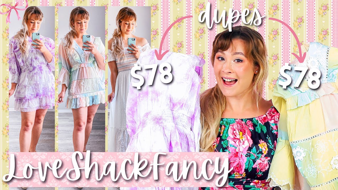 LOVESHACKFANCY DUPES AT RIVER ISLAND?!! AFFORDABLE QUALITY DUPES FOR LOVESHACKFANCY DRESSES