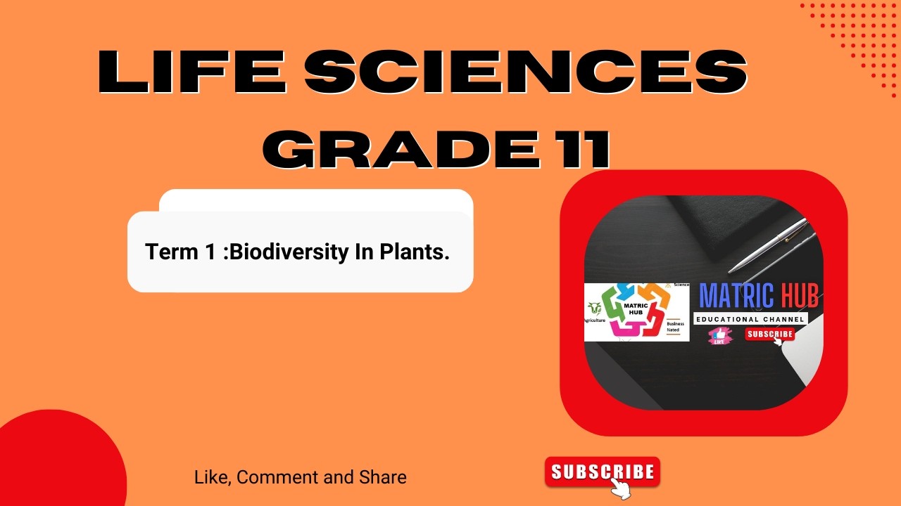 Life Sciences Grade 11 - Term 1 : Grouping of Bryophytes and Pteridophytes