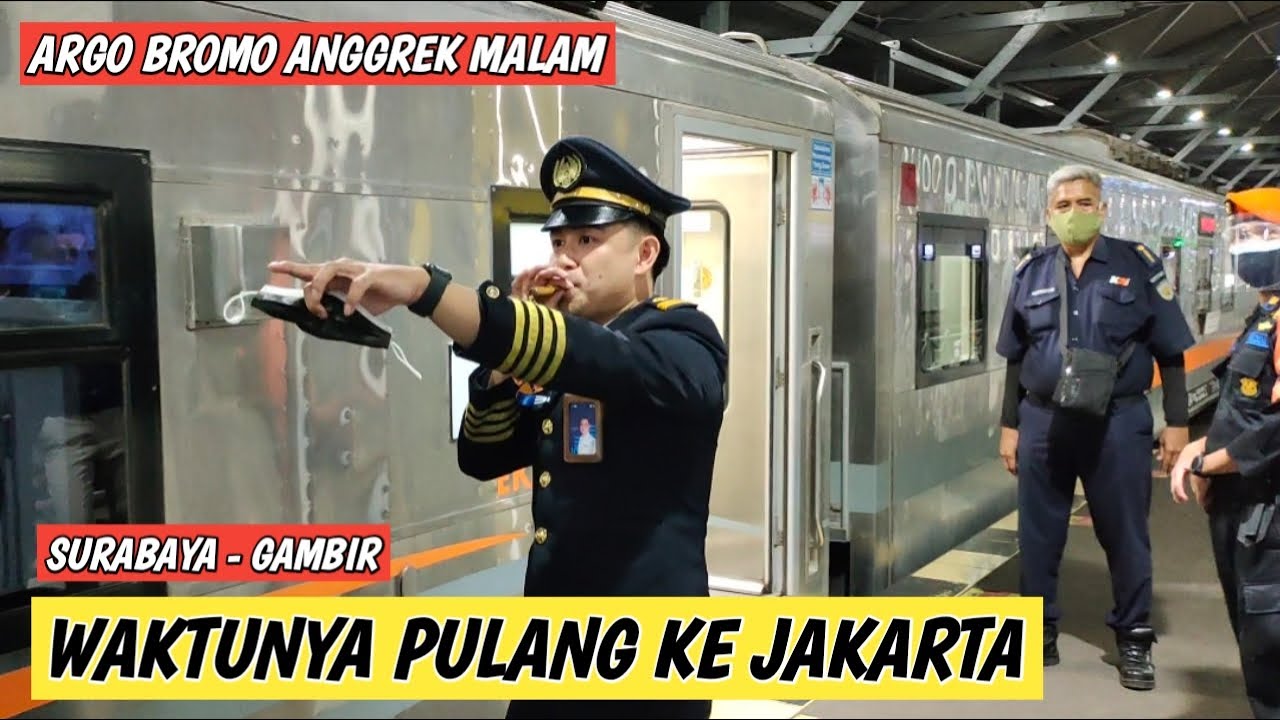 SELESAI TUGAS, WAKTUNYA PULANG KE JAKARTA | BERSAMA KONDEKTUR KERETA API ARGO BROMO ANGGREK
