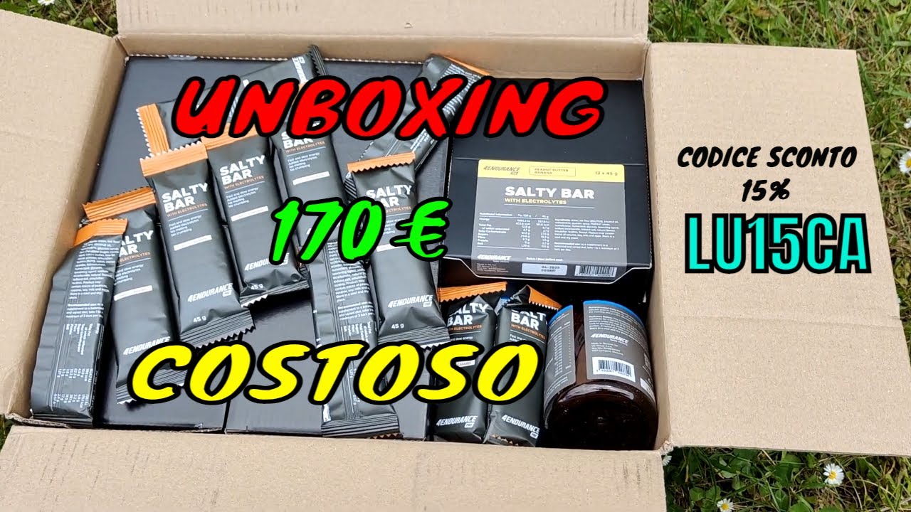 UNBOXING 170 &euro; DI ALIMENTI SPORTIVI 4ENDURANCE