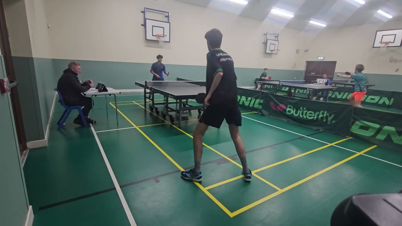 Joseph Ilia v Rowan Kumar - Liverpool TTL Div 1 - Crosby High A v Crosby High D Jnr