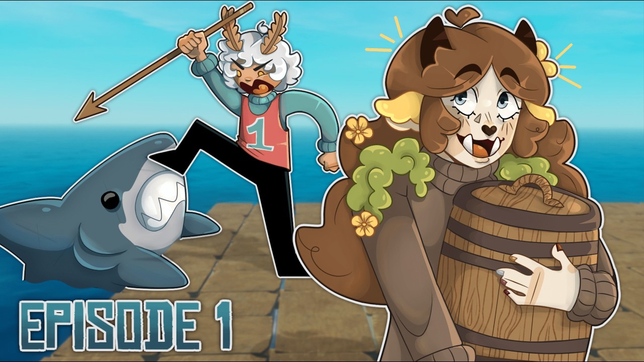 Lost at Sea | Raft Episode: 1 (ft. @milk_way_)