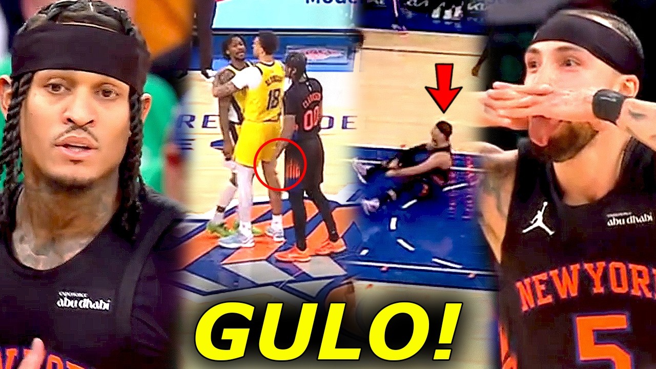 Gustong matikman ng player na'to ang kamao ni Jordan Clarkson, ala lebron FLEX si Josh Hart!