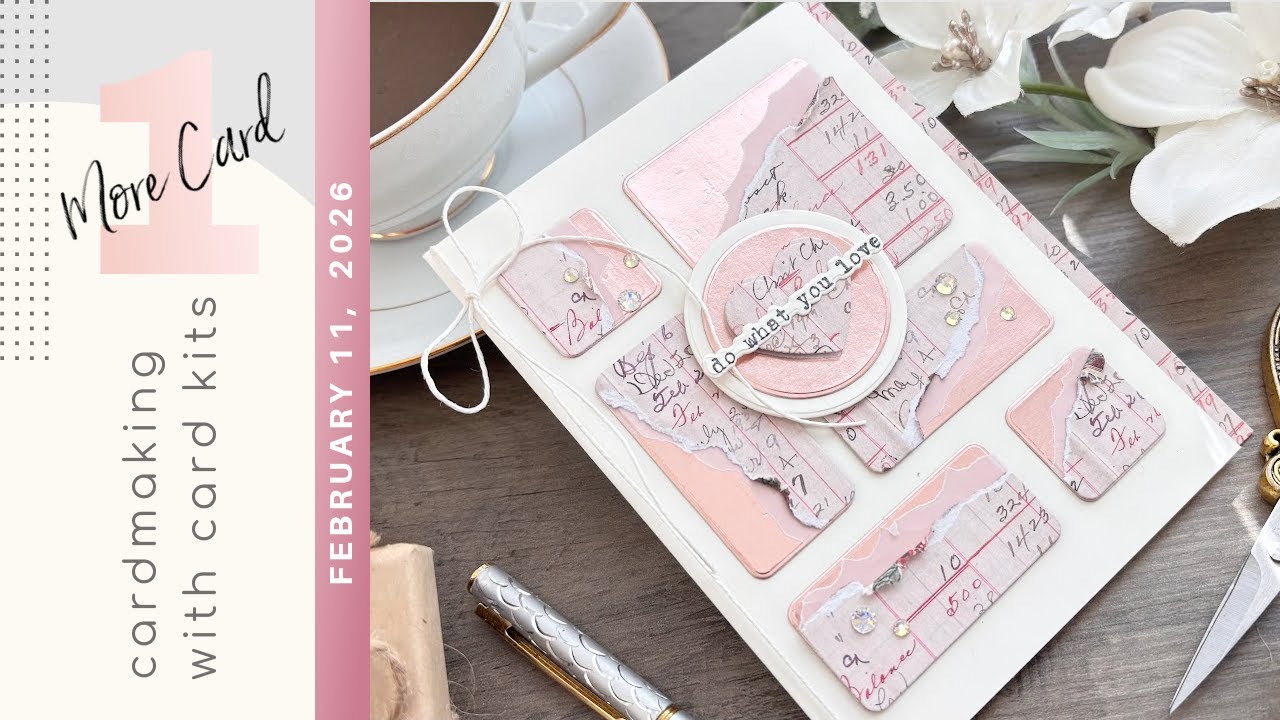 TEMPLATES - How to Layer Cards Like a Pro | Simon Says Stamp Feb Card Kit 2026 Tutorial