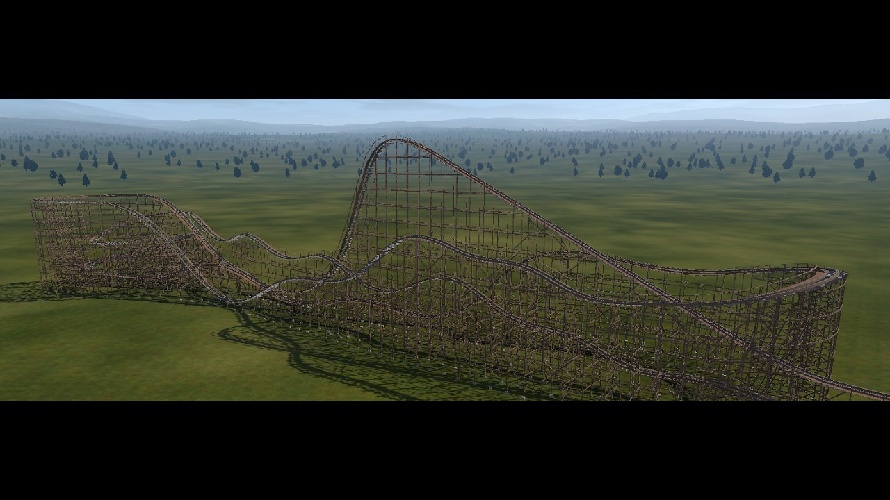 Classic Wooden coaster no limits 2 (front/back w forces)