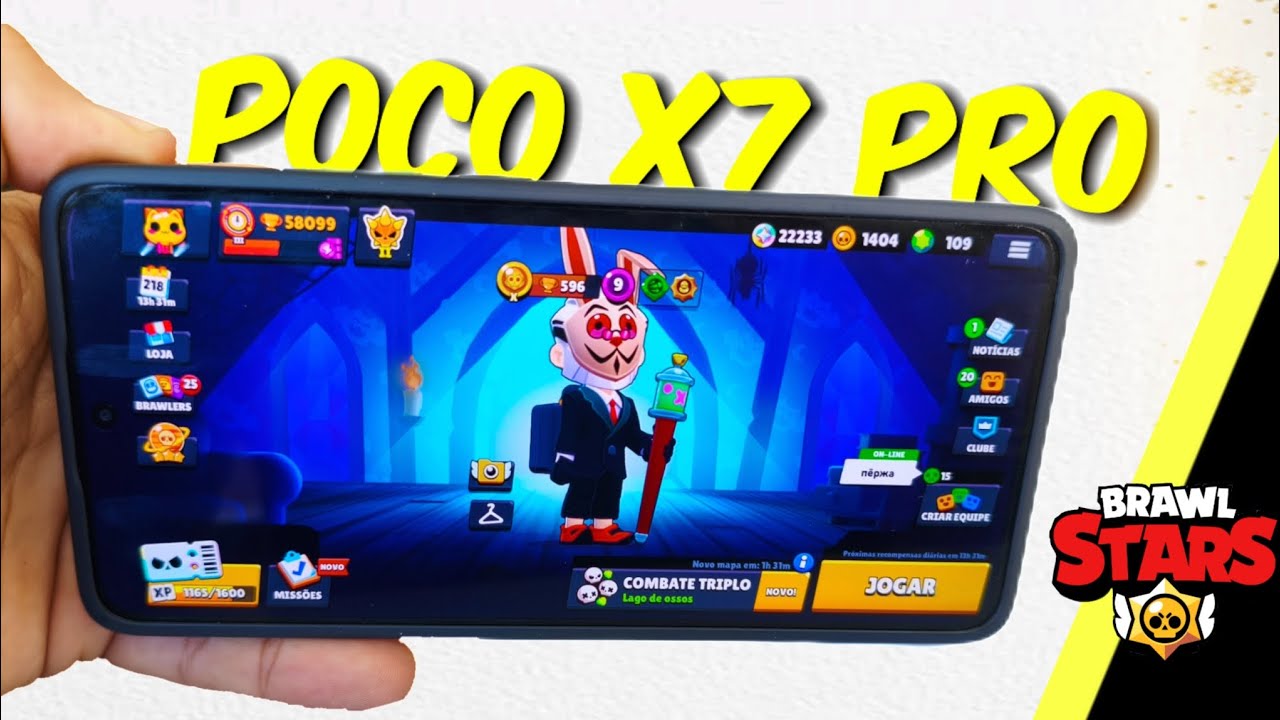 POCO X7 PRO ❤️ BRAWL STARS - 120 HZ HAND CAM
