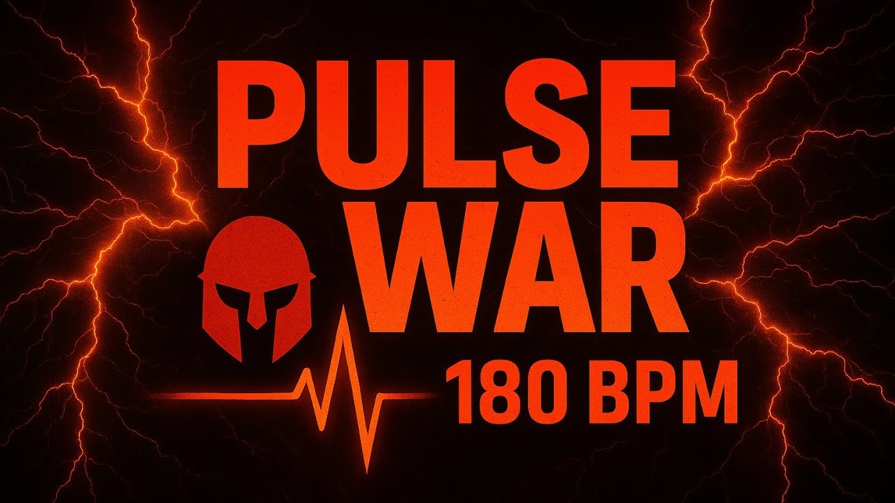 ⚡2025 WORKOUT MUSIC &ndash; PULSE WAR&ndash; 180 BPM ⚠️