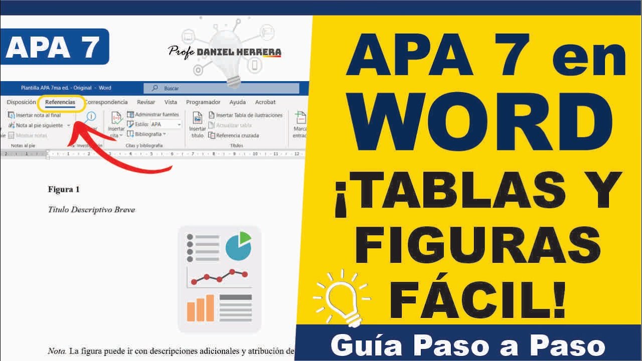 Normas APA 7: Insertar Tablas y Figuras Automáticas en Word — Guía Paso a Paso