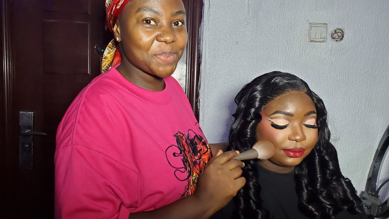 Makeup session with my sister
