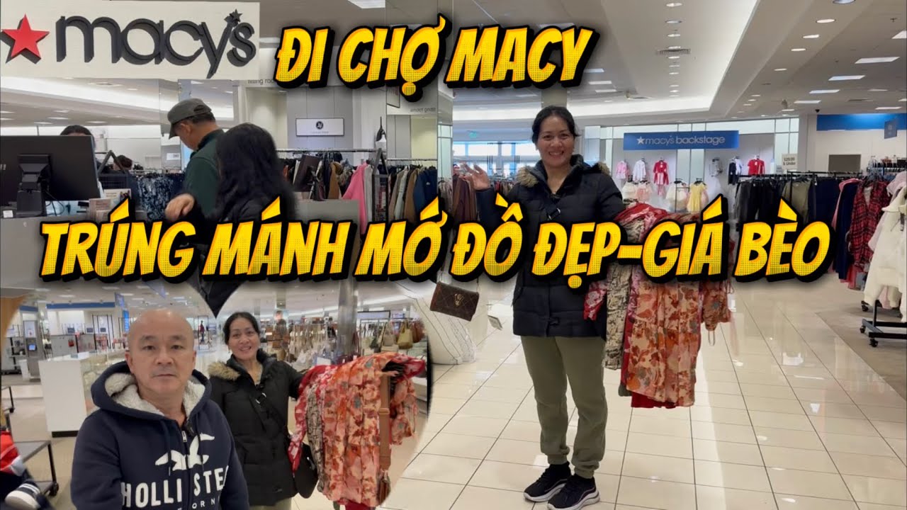 Đi Chợ Macy Trúng Mánh Mớ Đồ Đẹp-Giá Bèo 