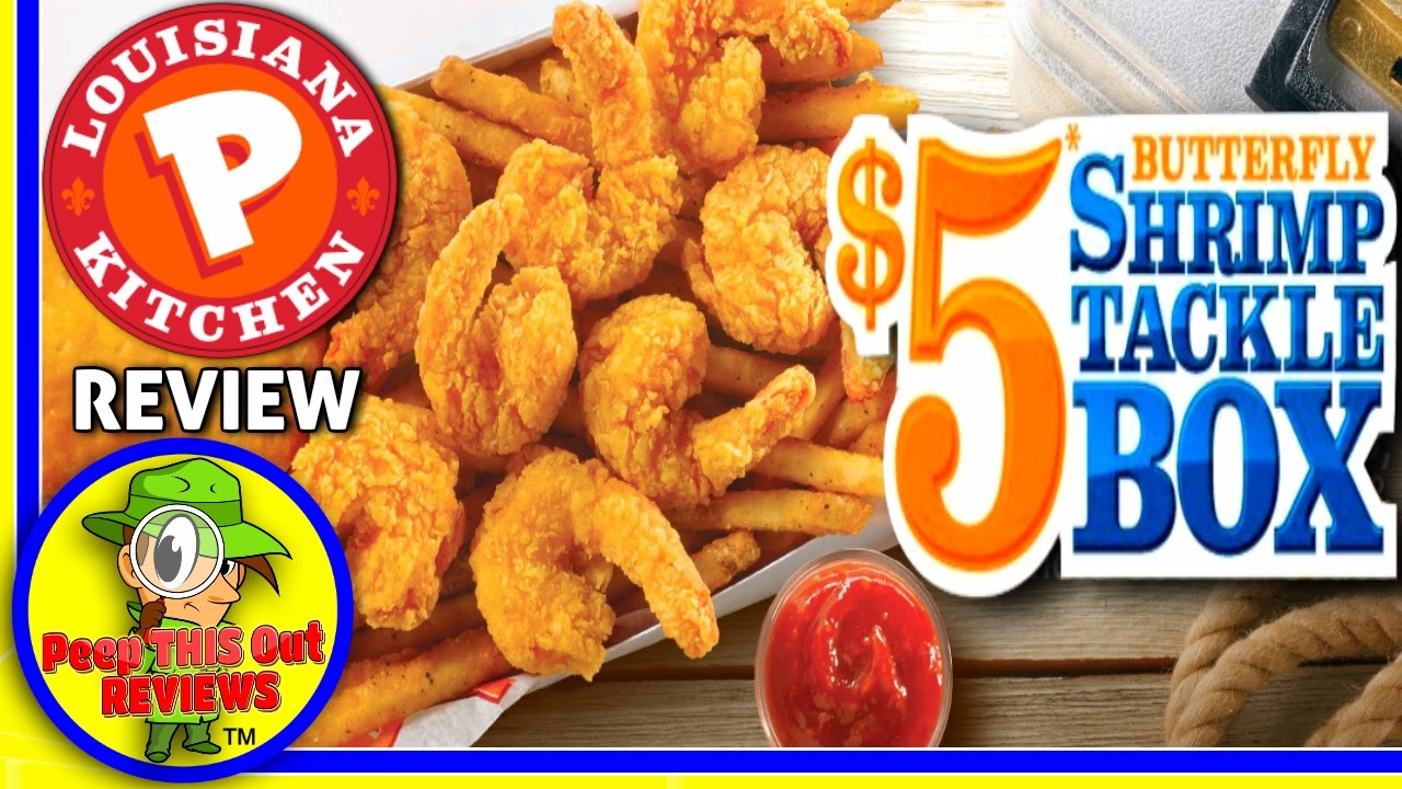 Popeyes® | $5 Butterfly Shrimp Tackle Box 2017 Review! ⚜🍤