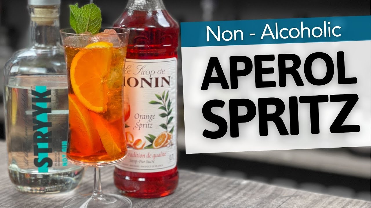 Aperol Spritz Non Alcoholic | Best Mocktails Recipes for Dry January | Drinkstuff