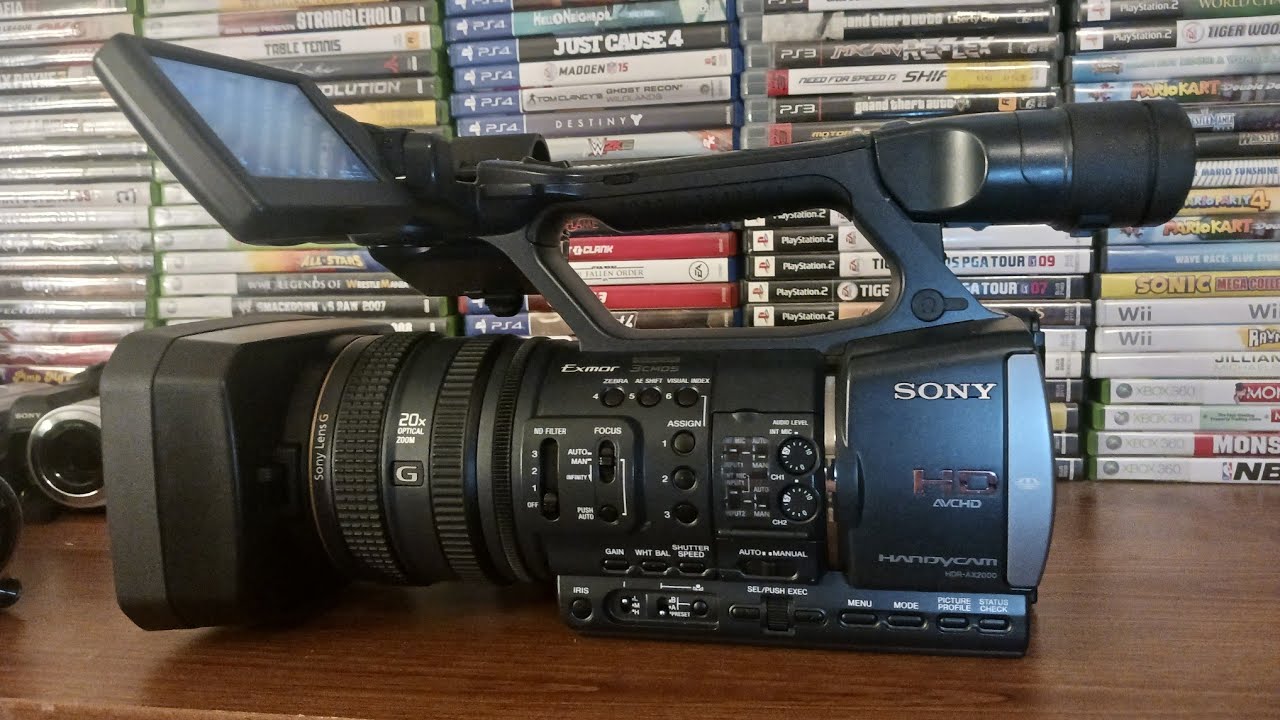 Sony HDR AX2000 Review $109.50