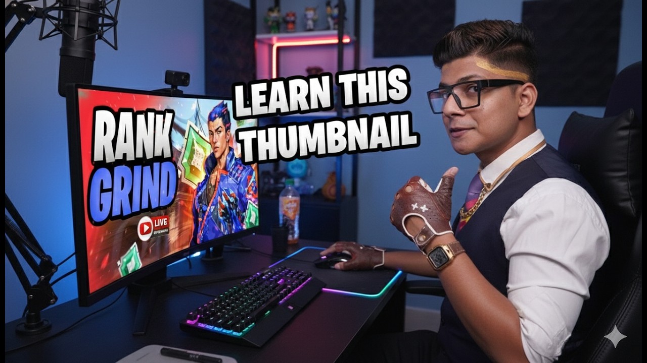 Let's Make 500Rs Thumbnails | Learn STEP by STEP Tutorial!